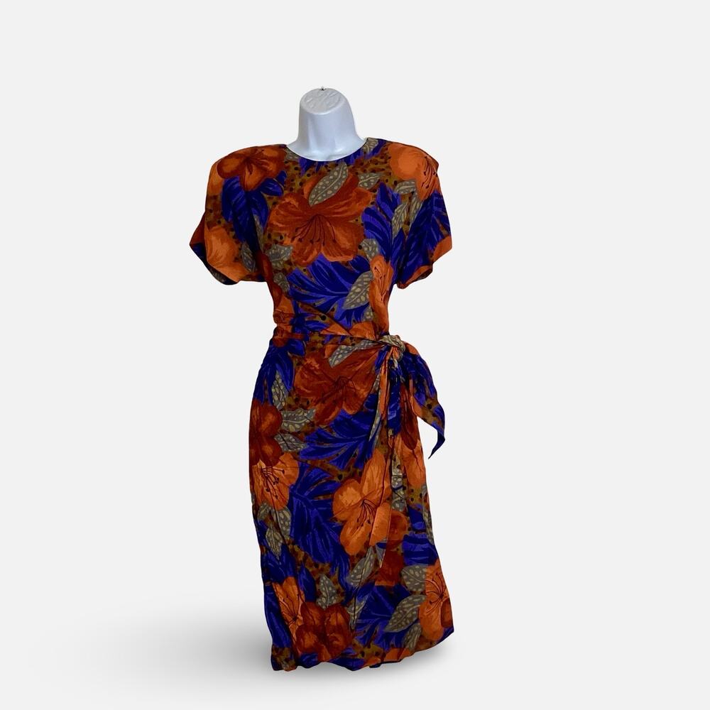 Perceptions Faux Wrap Dress